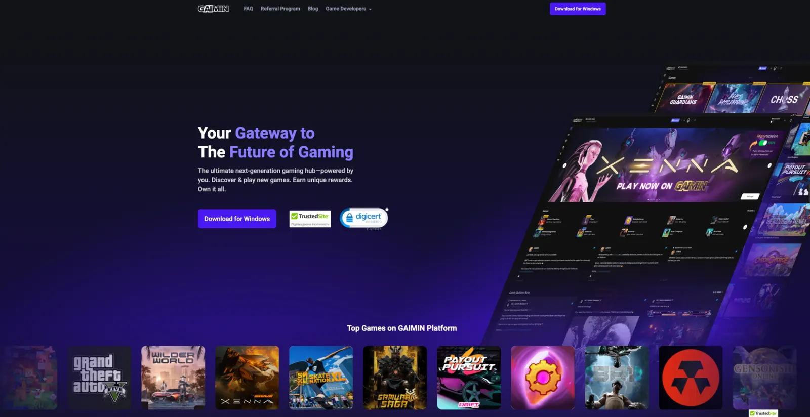 GAIMIN product screenshot